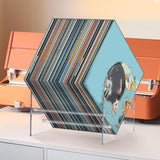 Maxbell Vinyl Record Display Stand Album Storage Holder for Magazines Bedroom Albums