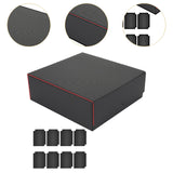 Maxbell Card Deck Case Card Storage Box for Collectible Basketball Cards Sport Cards red Lining