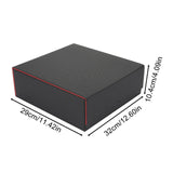 Maxbell Card Deck Case Card Storage Box for Collectible Basketball Cards Sport Cards red Lining