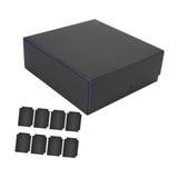 Maxbell Card Deck Case Card Storage Box for Collectible Basketball Cards Sport Cards blue Lining