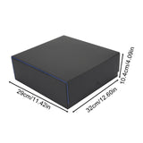 Maxbell Card Deck Case Card Storage Box for Collectible Basketball Cards Sport Cards blue Lining