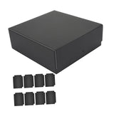 Maxbell Card Deck Case Card Storage Box for Collectible Basketball Cards Sport Cards gray Lining