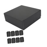 Maxbell Card Deck Case Card Storage Box for Collectible Basketball Cards Sport Cards gray Lining