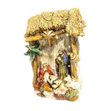 Maxbell LED Lamp Decorative Piece Nativity Scene Set for Desktop Shelf Office