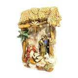 Maxbell LED Lamp Decorative Piece Nativity Scene Set for Desktop Shelf Office