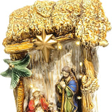 Maxbell LED Lamp Decorative Piece Nativity Scene Set for Desktop Shelf Office