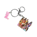 Maxbell Acrylic Figure Keyring Themed Party Party Favors Bag Ornaments Bini Keychain Style B