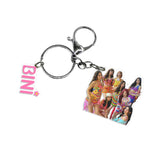 Maxbell Acrylic Figure Keyring Themed Party Party Favors Bag Ornaments Bini Keychain Style B