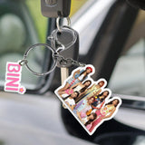 Maxbell Acrylic Figure Keyring Themed Party Party Favors Bag Ornaments Bini Keychain Style E