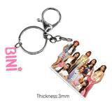 Maxbell Acrylic Figure Keyring Themed Party Party Favors Bag Ornaments Bini Keychain Style E