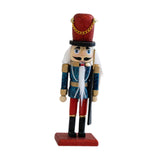 Maxbell Christmas Nutcracker (16cm Tall) Handpainted Crafts for Table Christmas Red