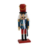 Maxbell Christmas Nutcracker (16cm Tall) Handpainted Crafts for Table Christmas Red