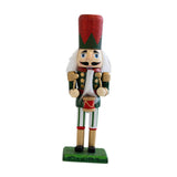 Maxbell Christmas Nutcracker (16cm Tall) Handpainted Crafts for Table Christmas Green
