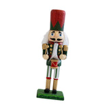 Maxbell Christmas Nutcracker (16cm Tall) Handpainted Crafts for Table Christmas Green