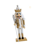 Maxbell Christmas Nutcracker (16cm Tall) Handpainted Crafts for Table Christmas Gold