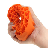 Maxbell 4 Pieces Silicone Tire Inserts Upgrade for 1/10 Scale RC Car Hobby Car Model Orange