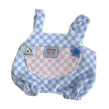 Maxbell 15 cm Plush Duck Clothes Fashion Cute Soft Mini Duck Doll Clothes Accessories DIY Blue