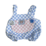 Maxbell 15 cm Plush Duck Clothes Fashion Cute Soft Mini Duck Doll Clothes Accessories DIY Blue