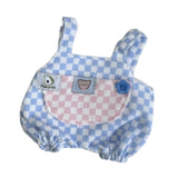 Maxbell 15 cm Plush Duck Clothes Fashion Cute Soft Mini Duck Doll Clothes Accessories DIY Blue