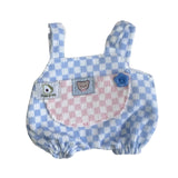 Maxbell 15 cm Plush Duck Clothes Fashion Cute Soft Mini Duck Doll Clothes Accessories DIY Blue