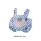 Maxbell 15 cm Plush Duck Clothes Fashion Cute Soft Mini Duck Doll Clothes Accessories DIY Blue