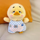 Maxbell 15 cm Plush Duck Clothes Fashion Cute Soft Mini Duck Doll Clothes Accessories DIY Blue