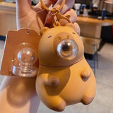 Maxbell Capybara Silicone Keychain Capybara Push to Bubble Pendant for Birthday Gift