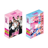 Maxbell 96Pcs Bini Lomo Card Sign Collection Star Photo Card Set for Girls Boys Fans Pink box