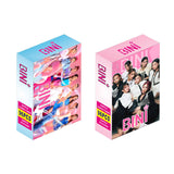 Maxbell 96Pcs Bini Lomo Card Sign Collection Star Photo Card Set for Girls Boys Fans Pink box
