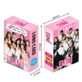Maxbell 96Pcs Bini Lomo Card Sign Collection Star Photo Card Set for Girls Boys Fans Pink box