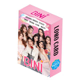 Maxbell 96Pcs Bini Lomo Card Sign Collection Star Photo Card Set for Girls Boys Fans Pink box