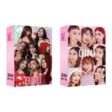 Maxbell 30Pcs Bini Lomo Card Sign Decoration Star Photo Card Set for Girls Boys Gift Style A