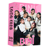 Maxbell 30Pcs Bini Lomo Card Sign Decoration Star Photo Card Set for Girls Boys Gift Style B