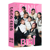 Maxbell 30Pcs Bini Lomo Card Sign Decoration Star Photo Card Set for Girls Boys Gift Style B
