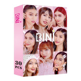 Maxbell 30Pcs Bini Lomo Card Sign Decoration Star Photo Card Set for Girls Boys Gift Style B