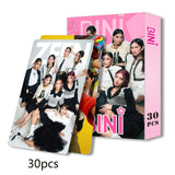 Maxbell 30Pcs Bini Lomo Card Sign Decoration Star Photo Card Set for Girls Boys Gift Style B
