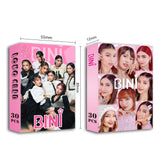 Maxbell 30Pcs Bini Lomo Card Sign Decoration Star Photo Card Set for Girls Boys Gift Style B