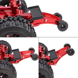Maxbell Metal Heads up Wheel Alloy RC Wheelie Bar for 1/14 Scale 14210 DIY Accessory black