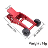 Maxbell Metal Heads up Wheel Alloy RC Wheelie Bar for 1/14 Scale 14210 DIY Accessory red