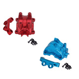 Maxbell 1:10 Scale RC Car Metal Gearbox Front Rear Gearbox Cover for TT02 Accessory Blue