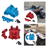 Maxbell 1:10 Scale RC Car Metal Gearbox Front Rear Gearbox Cover for TT02 Accessory Blue