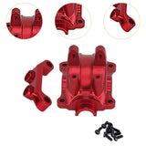 Maxbell 1:10 Scale RC Car Metal Gearbox Front Rear Gearbox Cover for TT02 Accessory Blue