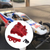 Maxbell 1:10 Scale RC Car Metal Gearbox Front Rear Gearbox Cover for TT02 Accessory Blue