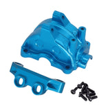 Maxbell 1:10 Scale RC Car Metal Gearbox Front Rear Gearbox Cover for TT02 Accessory Red