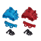 Maxbell 1:10 Scale RC Car Metal Gearbox Front Rear Gearbox Cover for TT02 Accessory Red