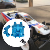 Maxbell 1:10 Scale RC Car Metal Gearbox Front Rear Gearbox Cover for TT02 Accessory Red