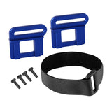 Maxbell 1/8 Sledge Battery Holder Sturdy Replacement Parts Metal Upgrade Accessories blue