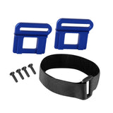 Maxbell 1/8 Sledge Battery Holder Sturdy Replacement Parts Metal Upgrade Accessories blue