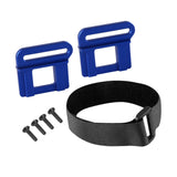 Maxbell 1/8 Sledge Battery Holder Sturdy Replacement Parts Metal Upgrade Accessories blue