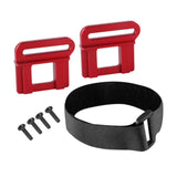 Maxbell 1/8 Sledge Battery Holder Sturdy Replacement Parts Metal Upgrade Accessories red